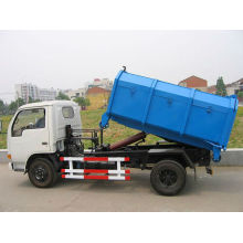 DFAC auto charge de la poubelle et en chargement du camion avec boîte (4 tonnes)